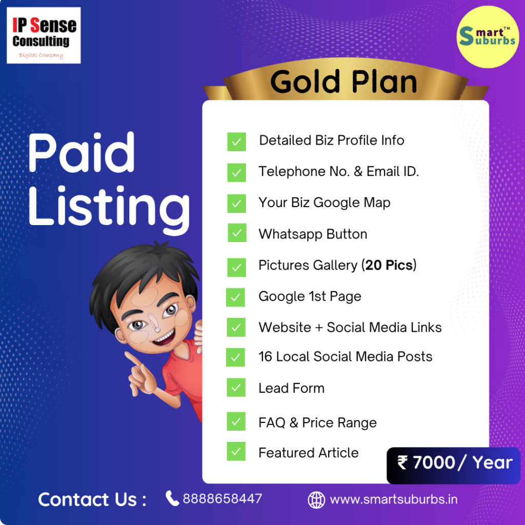 Hinjawadi Business Directory Paid Listing Gold Plan – Local Search Engine