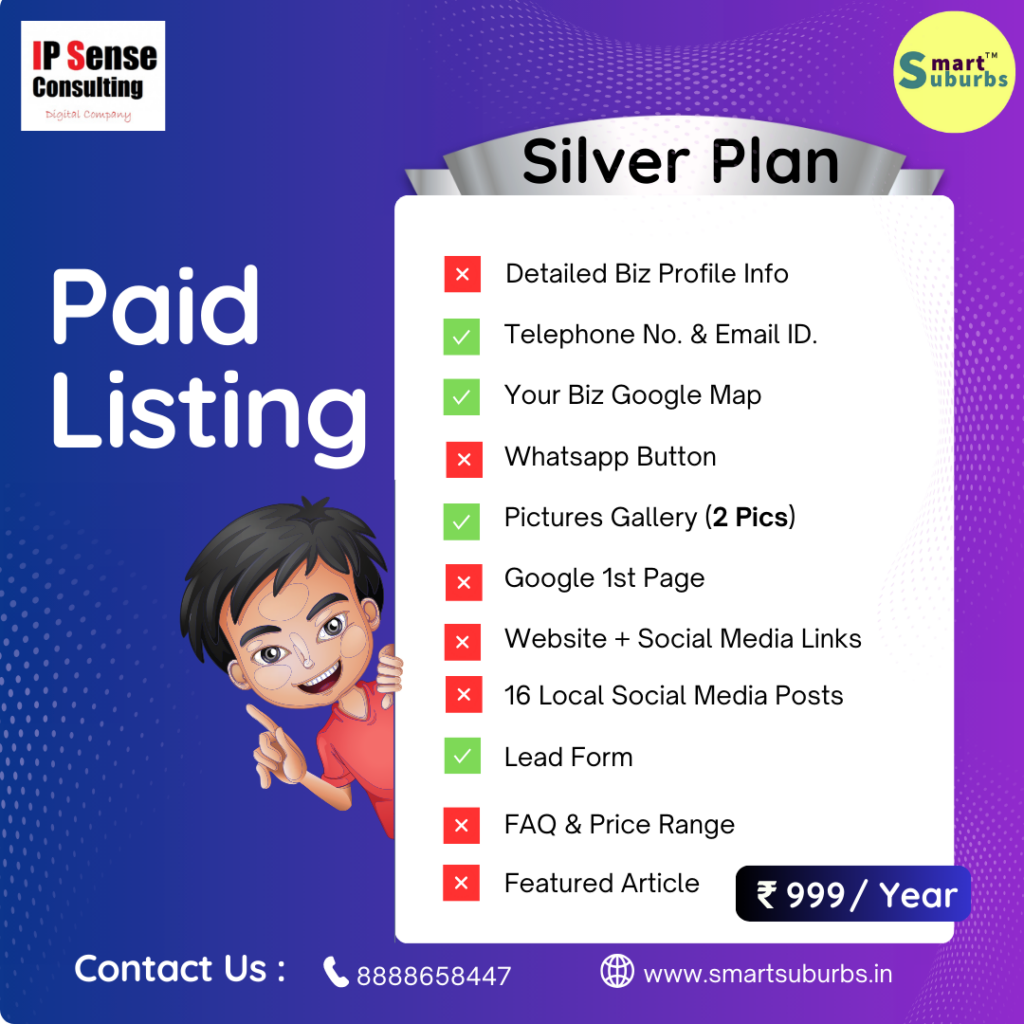 Hinjawadi Business Directory Paid Listing Silver Plan – Local Search Engine